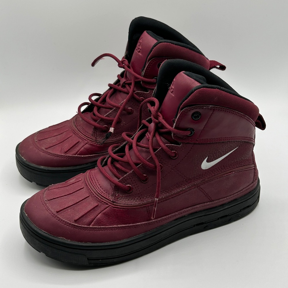 Nike Woodside 2 High ACG Kids 7Y Maroon Duck‎ Boots 524872-602 Streetwear Hiking